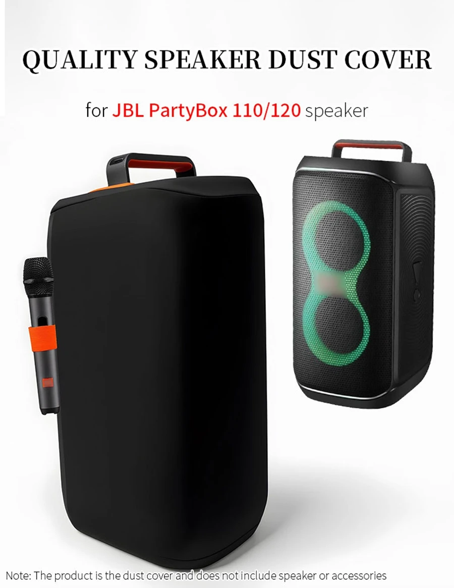 Quality Protective Cover for JBL PartyBox 110 120 Speaker Dust Cover PARTYBOX Club 110/120 Audio Dust-proof Cap Case