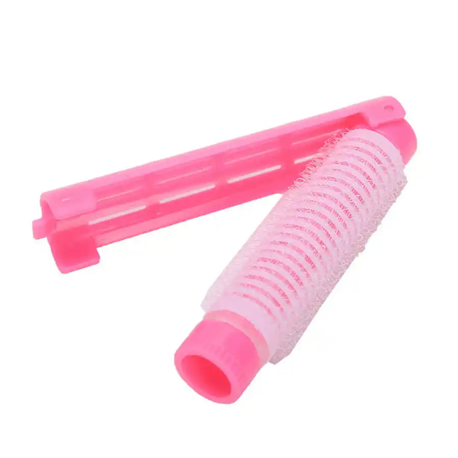20pcs Hair Perm Rods Fluffy Perming Rod Hair Roller Plush Lock Design Not Loose Non-irritant Curler Barber Hairdressing Kit