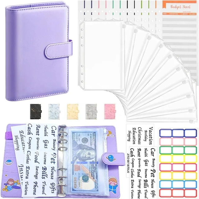 2023년 예산 관리의 핵심: 6홀 바인더 노트북과 현금 봉투 시스템