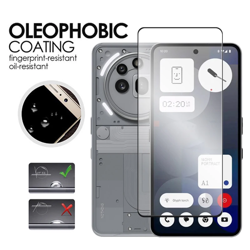 Premium 6-in-1 Tempered Glass Screen Protector with 2.5D Full Cover Glue