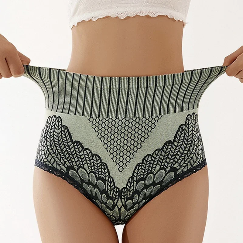 Description Picture 3 of itemNew Women's Panties Underwear Seamless Briefs High Waist Underpanties Bodyshaper Ladies Female