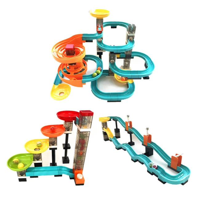 Marble Run Building Blocks, Marble Run Large Size, Racing Track Balls