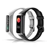 Smart Watch 1.1in AMOLED Screen 30m Waterproof Message Reminder Bluetooth Bracelet Heart Rate Blood Sleep Monitor SmartWristband 4