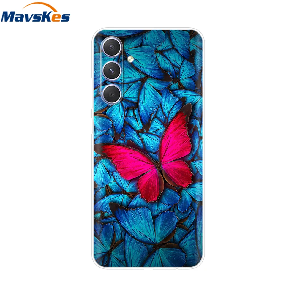 thumbnail image 1 of For Samsung Galaxy A34 A54 5G Case Shockproof Silicone Soft Cute Clear TPU Back Cover For Samsung A54 Case GalaxyA34 A 34 Bumper, 1 of 5