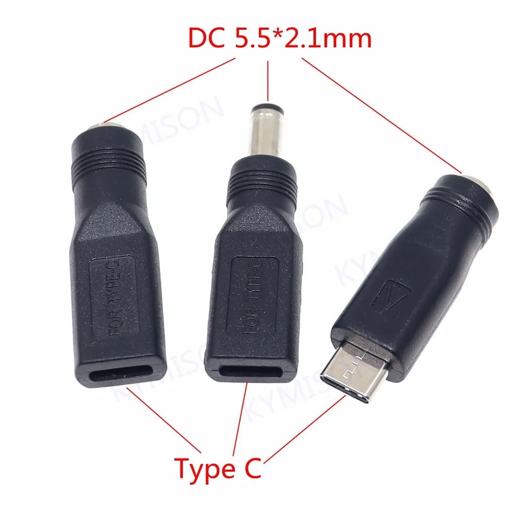 1pcs Type C Tablet Micro USB to DC mm Power Jack