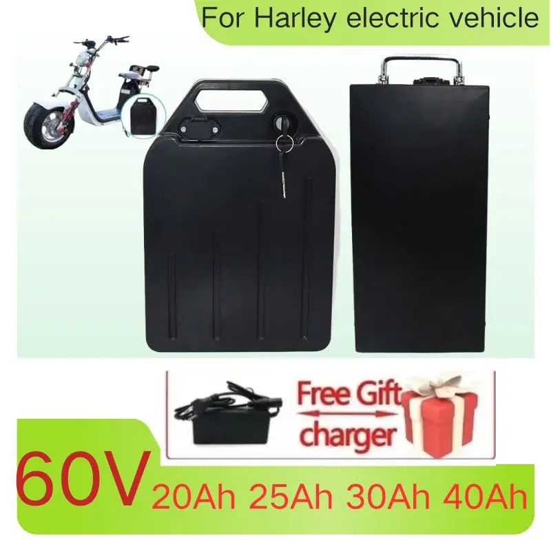 

20ah 30ah 40ah 60V lithium battery pack for electric motorcycle 18650 for Citycoco scooter electric bicycle duty-free shipping