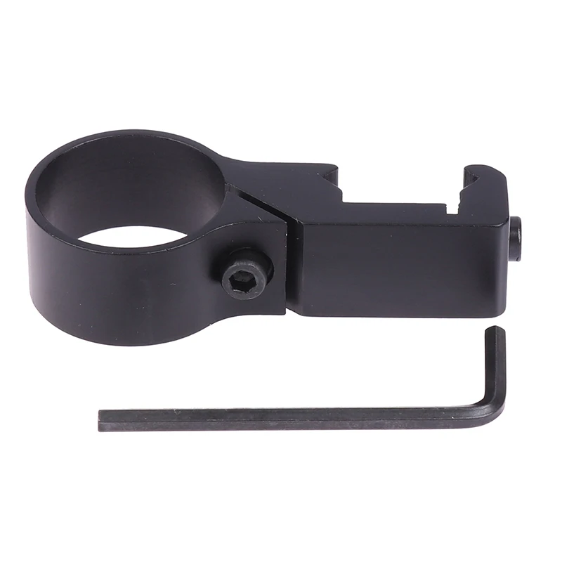 Picatinny riser mount picatinny rail accessories rail adapter weapon flashlight mount flashlight mount flashlight scope mount 1Pc Ultralight Picatinny Rail 90 Degree Offset Side 1" Ring Mount Adapter Tube 20mm 7/8" for Flashlight Hunting Mount Holder