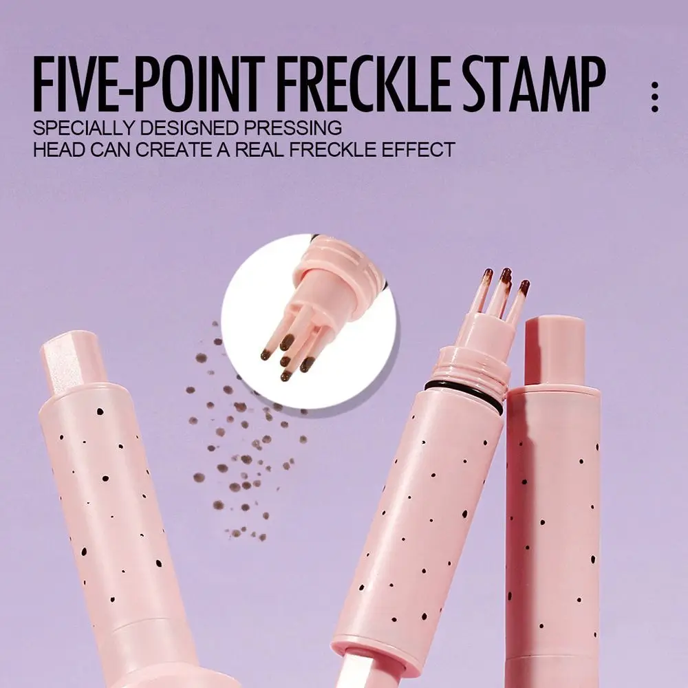 Natural Fake Freckles Pen Easy To Use Waterproof Face Dot Spot Pen Lifelike Quick Drying Simulation Freckle Pen Makeup