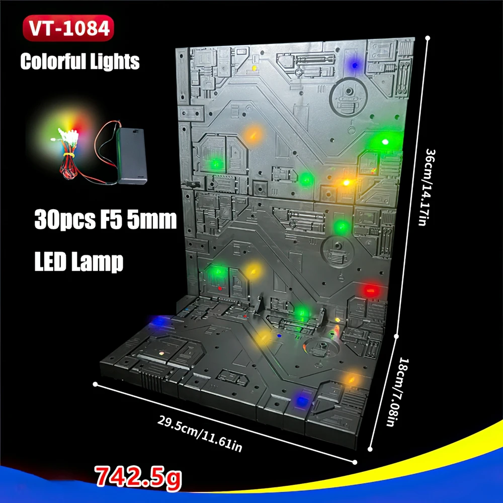 For Gundam 144 100 Model Display Base LED Hanger 6" 1/12 Action Figure Storage Universal Garage Scene Hobby System PG/MG/HG/RG