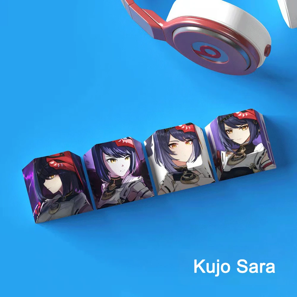 Keycap 4pcs Jogo Personagens Anime Personalidade Keycap