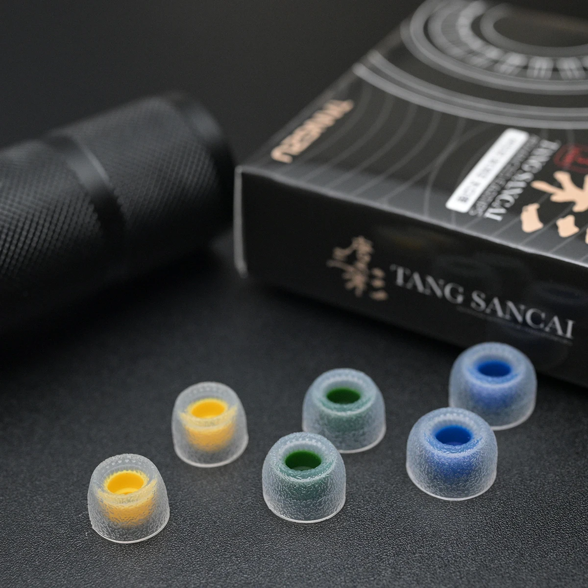 Tangzu-tang Sancai Wide Bore Versão Dicas Conjunto Completo Silicone Eartips para Fudu Wan er sg Princesa Changle Fone de Ouvido Iem Pares - Image 6