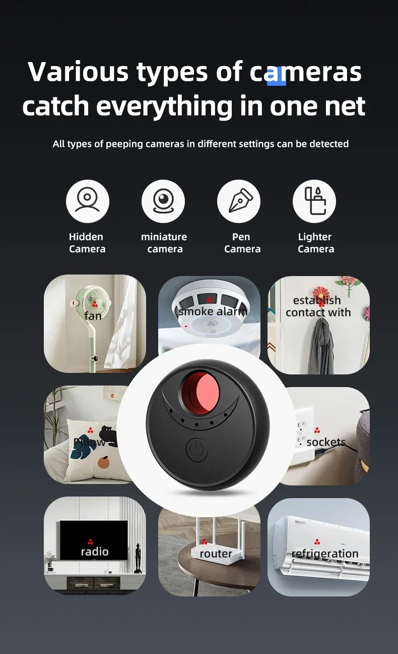 Positioning detector X17 detector new infrared anti-peeping wireless signal hotel anti-peeping and anti-eavesdropping