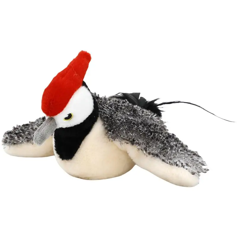 Interactive Flapping Cat Toy Bird with Sound