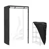black Shelf Dust Cover Storage Bag Outdoor Garden Patio Furniture Protector High Quality Waterproof Dustproof Chair Organizer 2