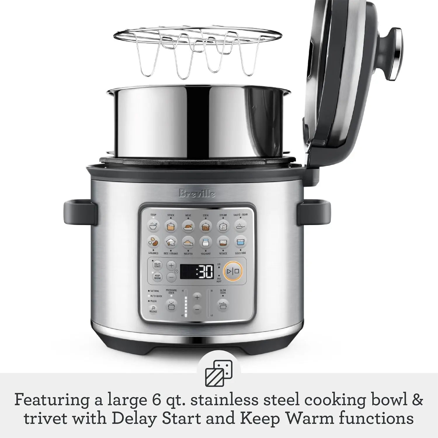 the Fast Slow GO™ Slow Cooker, BPR680BSS, Brushed Stainless Steel 3