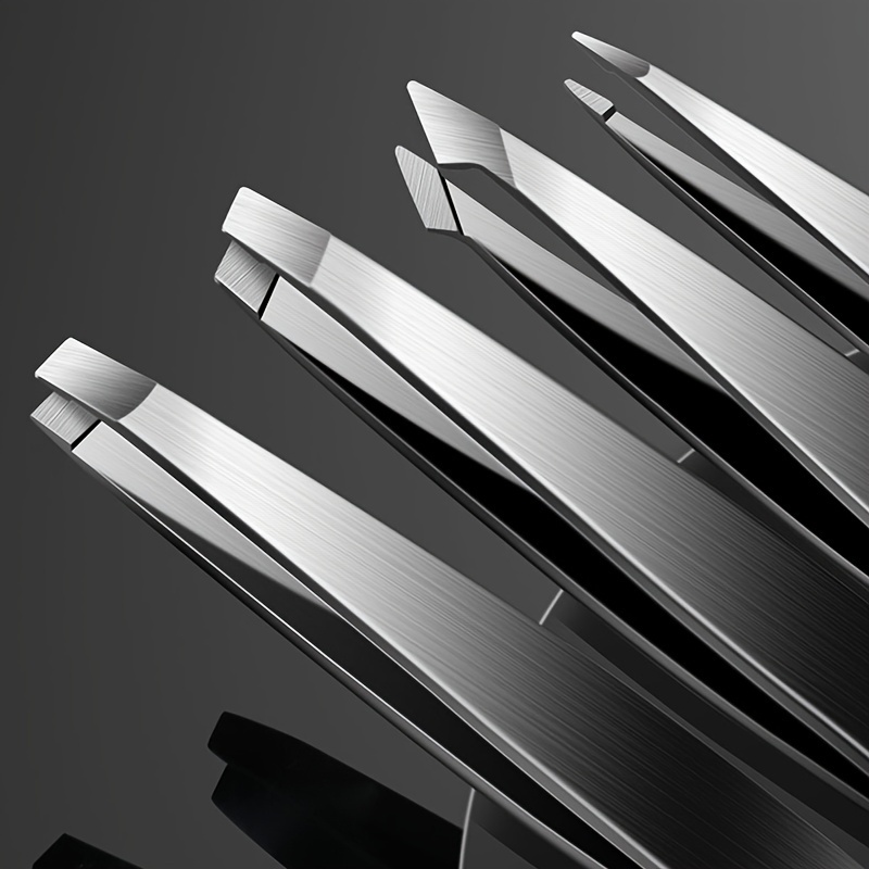 4pcs Professional Tweezers Set Perfect For Eyebrow Hair Removal Splinter & Ingrown Hair Removal & More With Storage Bag & For Me