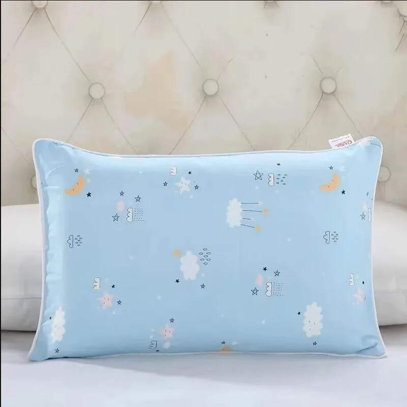Four Season Universal Child Pillow Cartoon Style Cotton Baby Comfortable Pillowcase Kindergarten Student High Quality Pillowcase 2