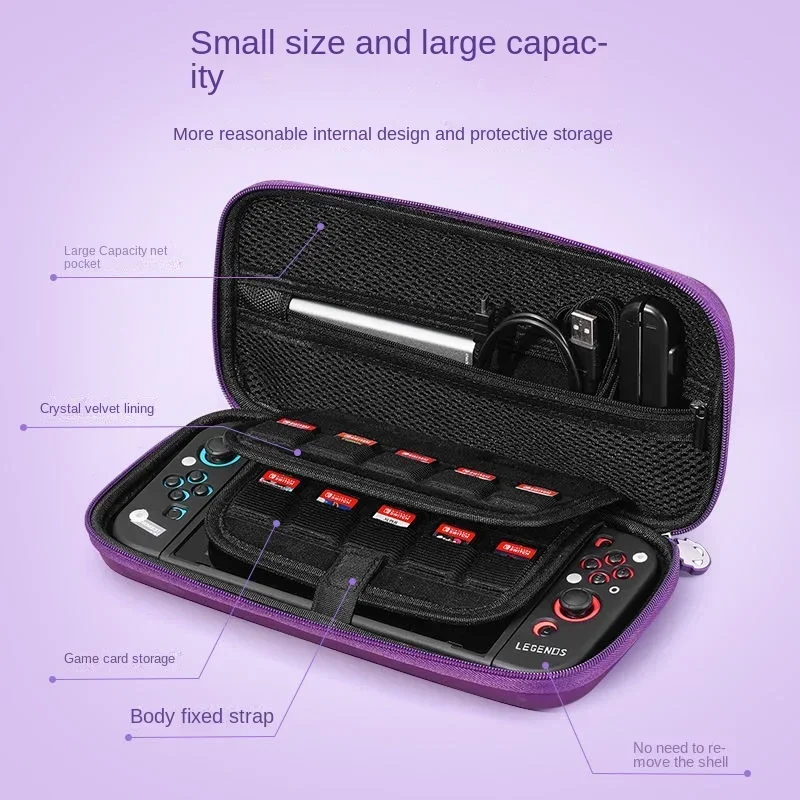 Coque Joy-Con Nintendo Switch OLED Thème Gengar Pokémon - Protection Colorée, Lavable Et Ergonomique