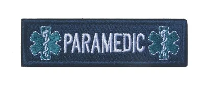 Tactical Rescue Star of Life Embroidered Patch - Paramedic First Aid Emblem