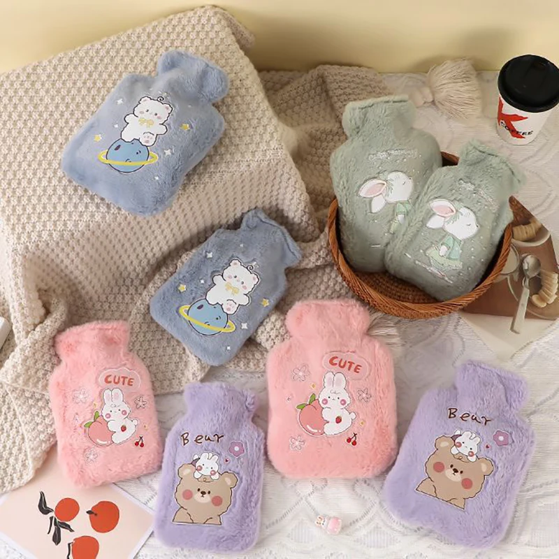 Cute 500ML Soft Hot Water Bottle and Hand Warmer