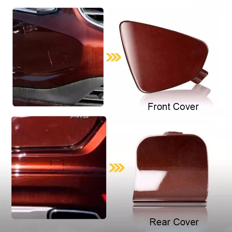 Front Bumper Tow Hook Cover Towing Eye Cap For Volvo XC60 2014 2015 Car Trailer Hauling Eye Lid