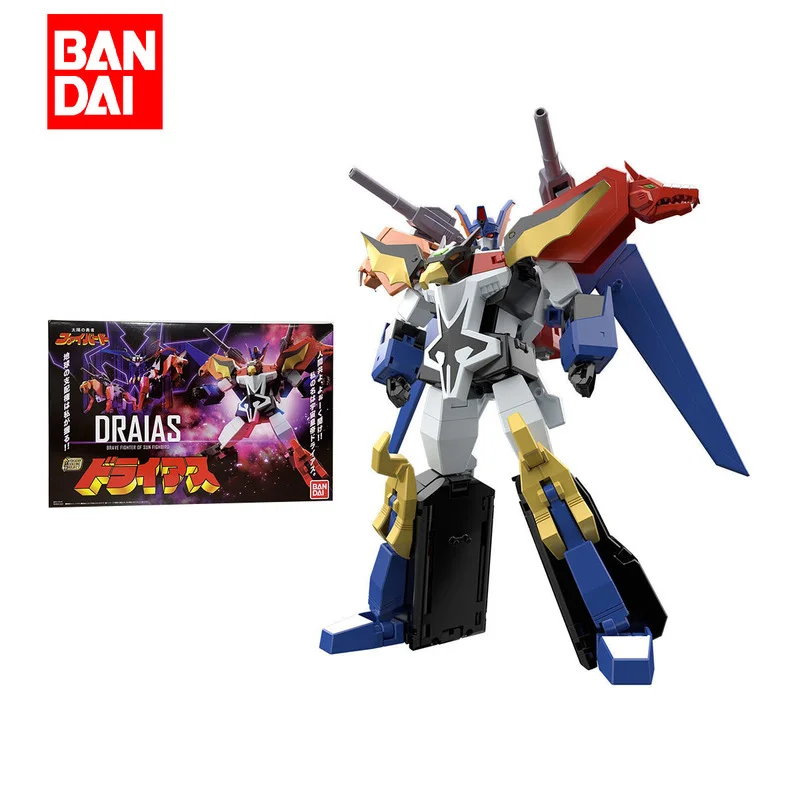 

goods in stock 100% original Bandai SMP The Brave Fighter of Sun Fighbird Draias Assemble action model toys Holiday gifts 18CM