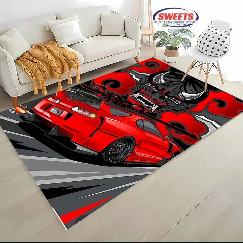 Car E-E30 Carpet for Living Room Bedroom Hallway Long Strip Anti-slip Soft Rug Sofa Doormat Home Decor Durable Mat