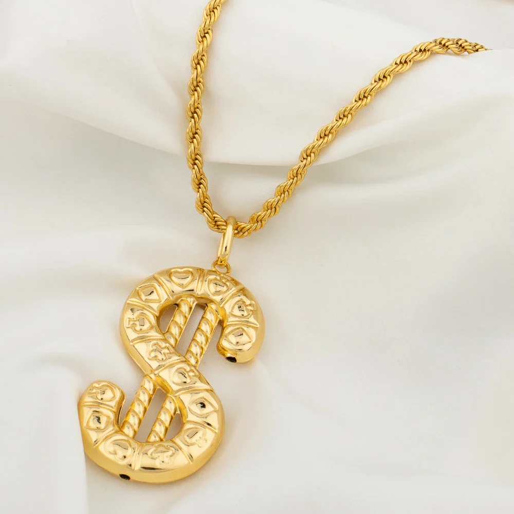 Elegant Gold-Plated Elephant Pendant Jewelry Set