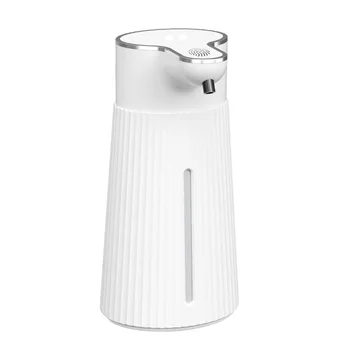 เครื่องจ่ายสบู่โฟมอัตโนมัติขนาด 400 มล. Touchless สมาร์ทเครื่องซักผ้าพร้อม USB ชาร์จเซ็นเซอร์อินฟราเรดสําหรับห้องครัวห้องน้ํา 1