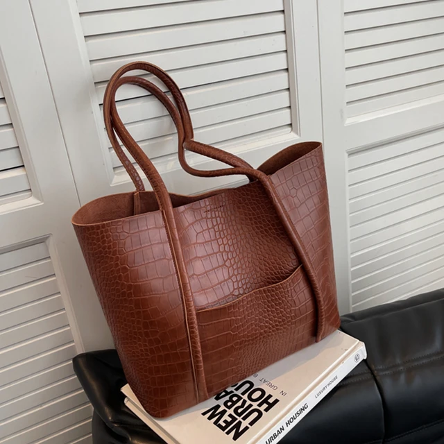 Genuine Leather Women's Bag 2023 New Fashion Large Capacity Handbag  Fashionable Advanced Versatile Women's Commuter Bag - AliExpress