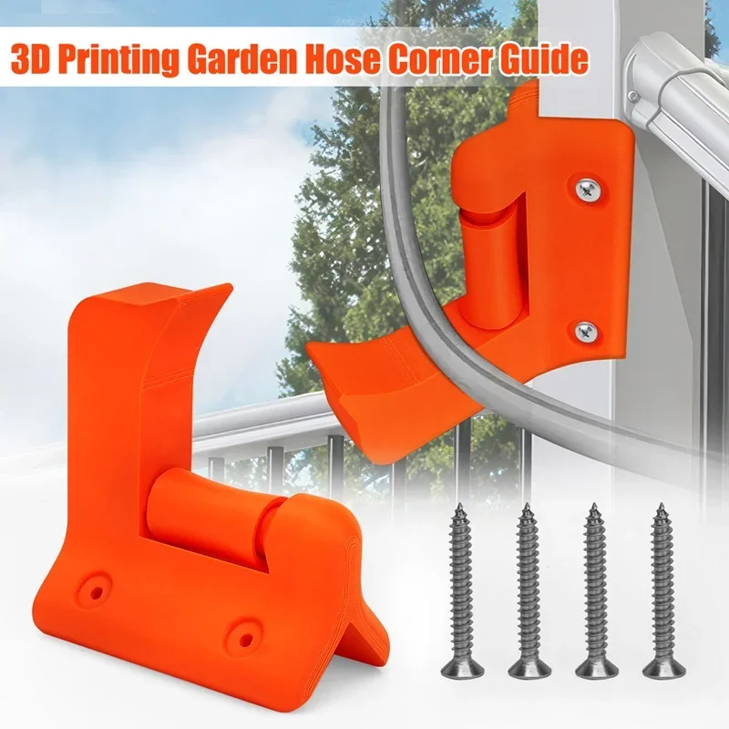 ท่อสวนคู่มือมุมพลาสติกผู้ถือท่อกลางแจ้งติดผนังสวนชลประทานท่อแขวนOrganizer 1