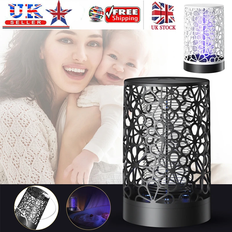 Flower Cover Mosquito Lamp Photocatalyst Mosquito USB Power Supply Portable Pregnant Babies Safe Repellent Light