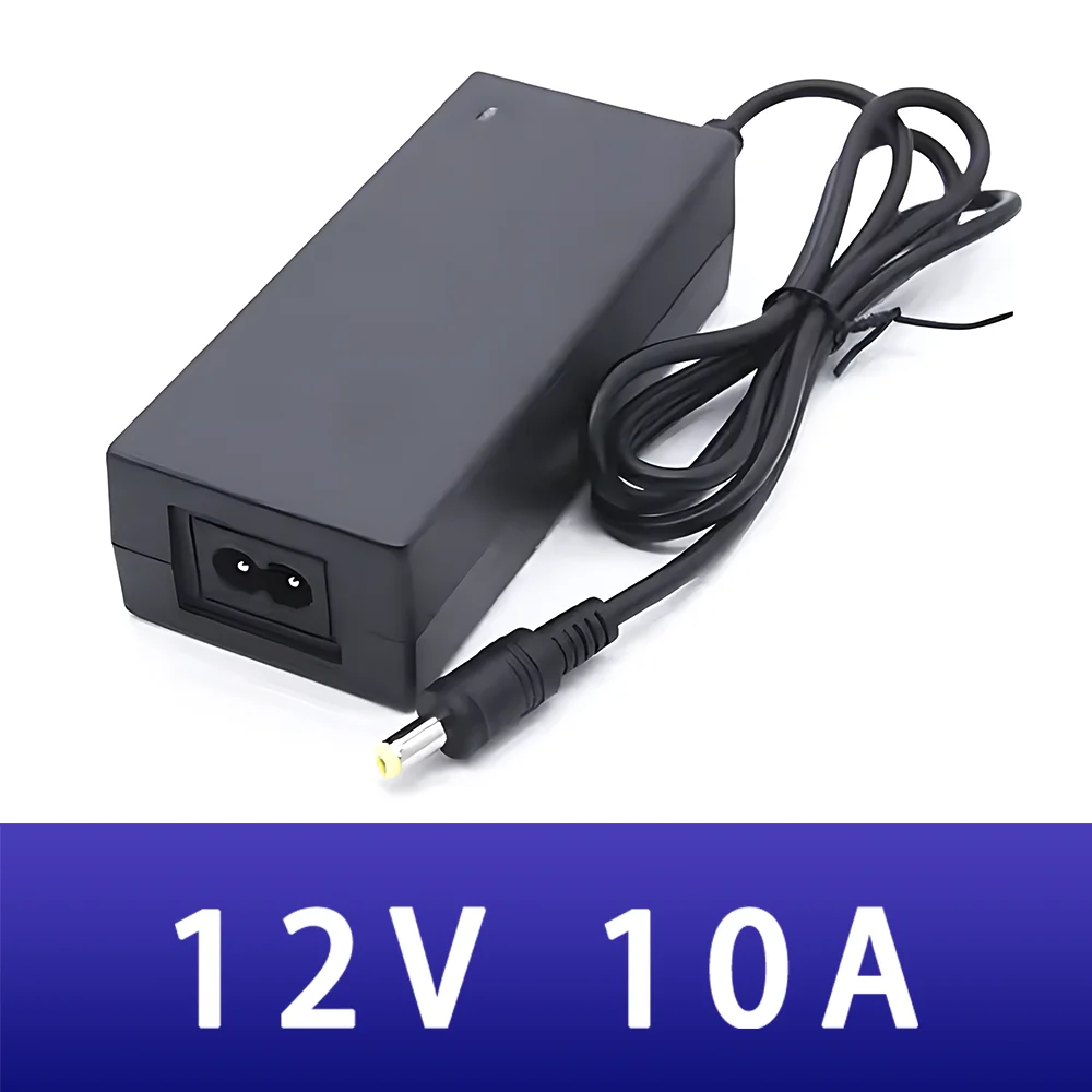 

AC DC 12V 12 Volts 10A 10000mA EU AU UK US 5.5mm*2.1mm plug Power Adapter 220V To 12V Universal Charger For LED Driver LED