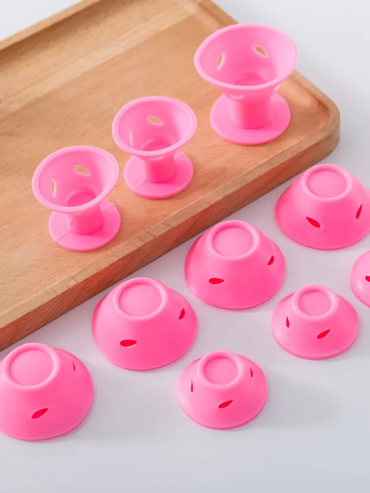 10/20pcs/Set Large/small Soft Rubber Silicone Curler Twist Rollers Hair Curler No Heat Hair Styling DIY Tool Makeup Toys New