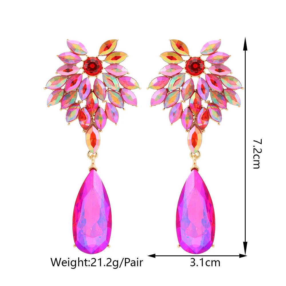 Vintage National Style Eardrop Hollow Drop Dangle Earrings Colorful Earring  Charm Jewelry Decoration Gift for Women Girl - AliExpress