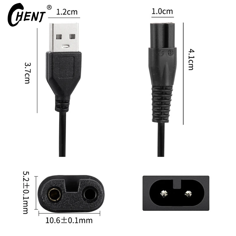 Charger Cable Compatible with Meridian Grooming Electric Shaver Trimmer Replacement Charging Cable Power Cord Supply Adapter