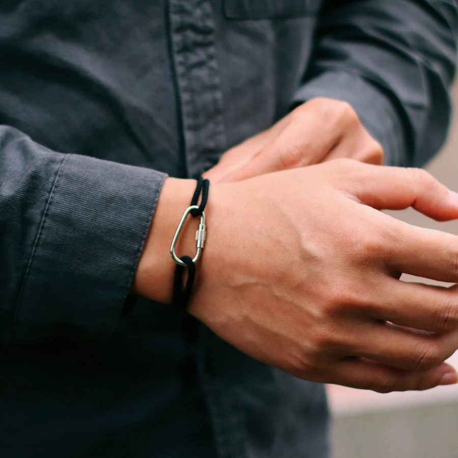 Stylish Knot Bracelet for Men Handmade Adjustable String