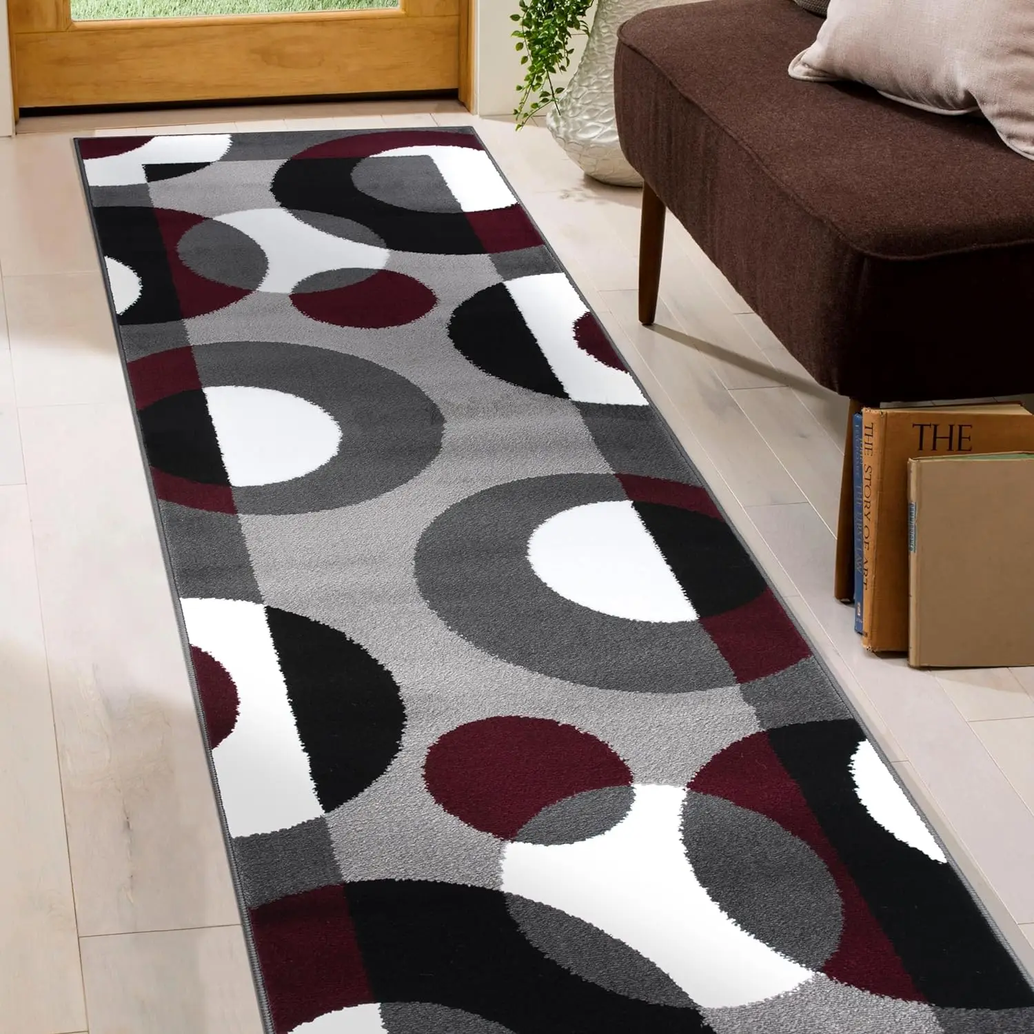 Modern Circles Carpet for Living Room Sofa Table Large Area Rug Kitchen Hallway Balcony Rug Non-slip Entrance Doormat Home Decor 6