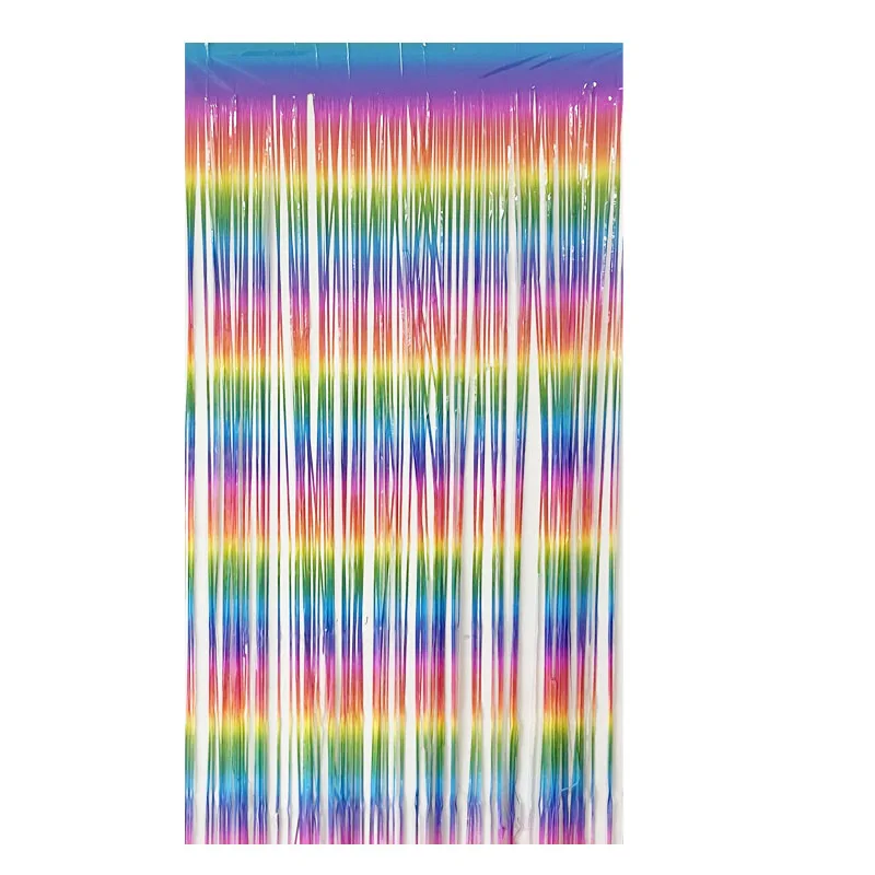3 sfondi glitterati argentati, 1 x 2 m, decorazione per porta in lamina di alluminio luccicante, per feste, per compleanni, addio al nubilato, feste di Natale