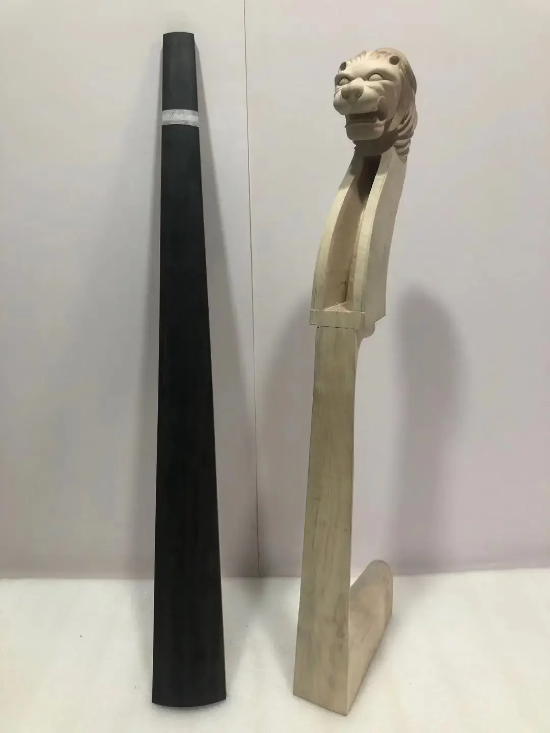 

Double Bass Lion Head Fingerboard, Made of High Quality Maple, Made of Pure Ebony, No Coloring, 3, 4