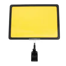 

1 Set Price Tag A4 Billboard Commodity Price Tag Board Shop Price Tag with Clip (A4 Size)