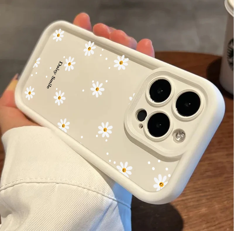 Silicone Floral Flower Phone Case - Elegant and Protective Design