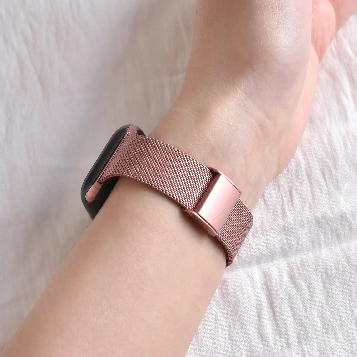 Schlankes Armband Metallband für Apple Watch 9 8 7 6 se 5 4 38 40 41 45 49mm Ultra Edelstahl Milan ese Armband für iwatch 42 44mm – Detail 8