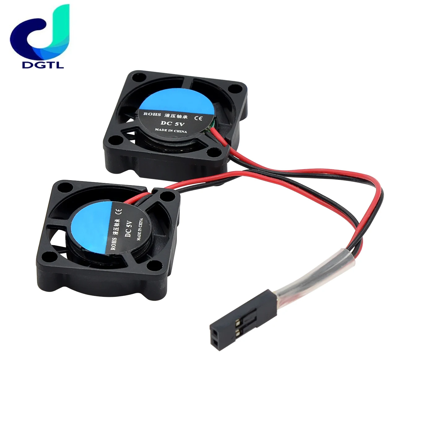 Fan Module Dual for Raspberry Pi 4B 3B+ 3B Aluminum Case Replacement 25x25x7 cm fan module