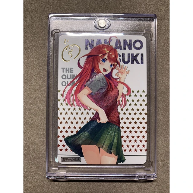 5pcs/set The Quintessential Quintuplets Nakano Miku Itsuki Animation  Characters Flash Card Anime Classics Game Collection Card - AliExpress