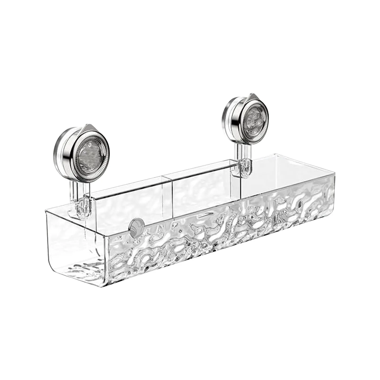 Washstand Cosmetics Storage Rack Acryli Shower Storage Rack Bathroom Shelf No Drill Organizer Wall Mounted Toilet Shampoo Holder 3
