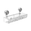 Washstand Cosmetics Storage Rack Acryli Shower Storage Rack Bathroom Shelf No Drill Organizer Wall Mounted Toilet Shampoo Holder 3