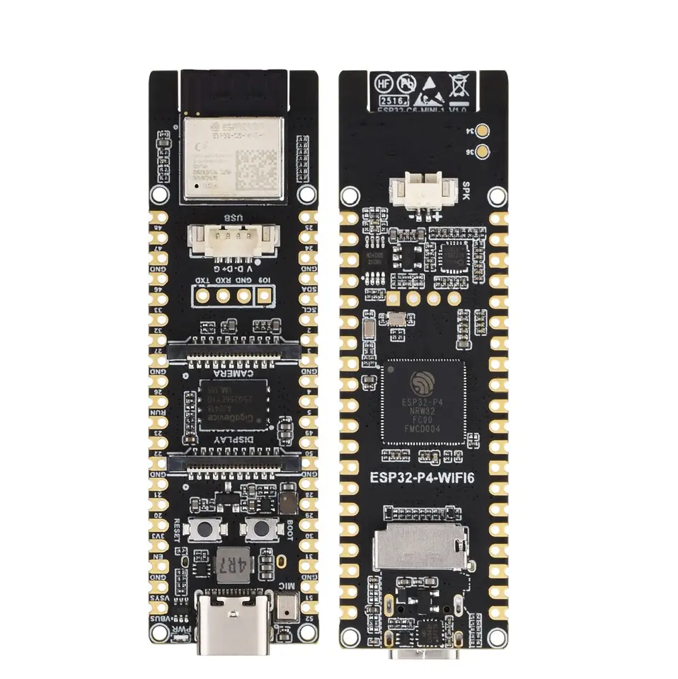 ESP32-P4 Development Board Based on ESP32-P4 Chip and ESP32-C6 Module WiFi6/Bluetooth BLE5 Multimedia Development Board image 1