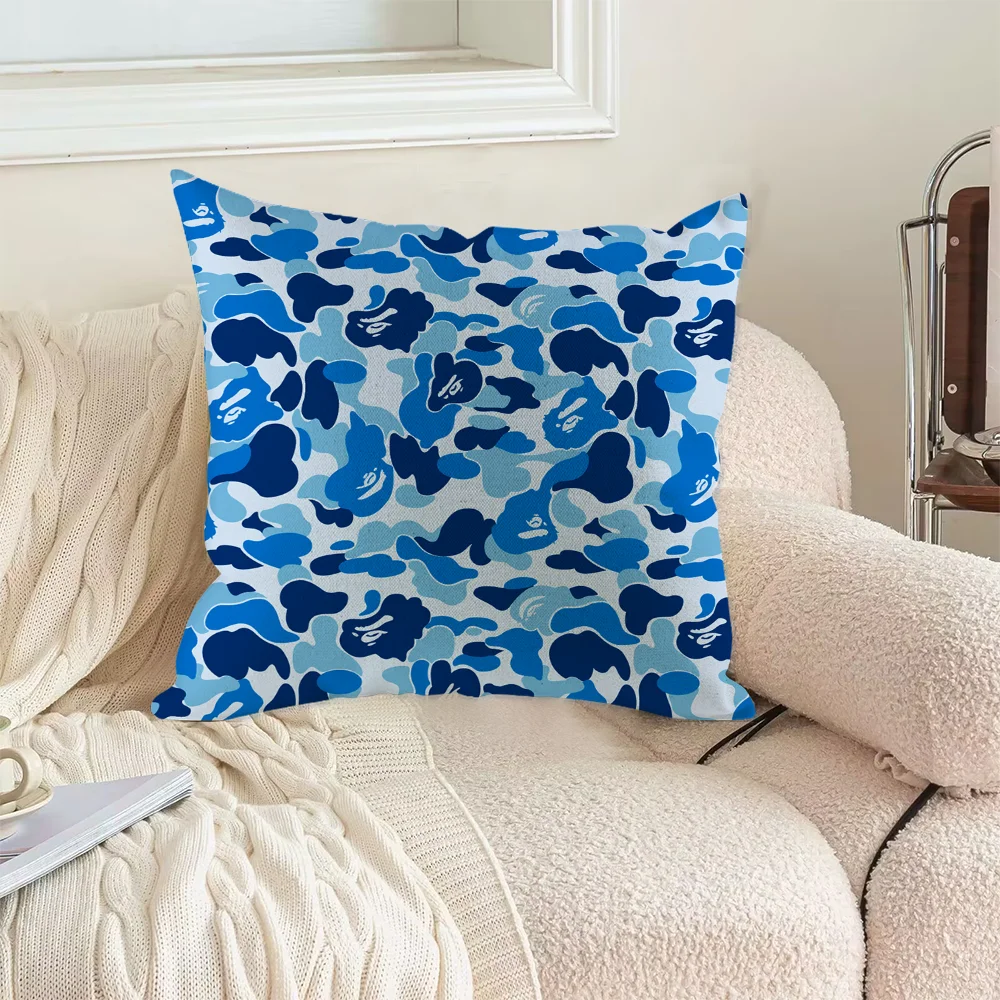 B-BAPE 쿠션 커버, 베개 던지기 베개 커버, 장식 럭셔리 홈 장식, 방 장식 아이템, 쿠션 소파 케이스