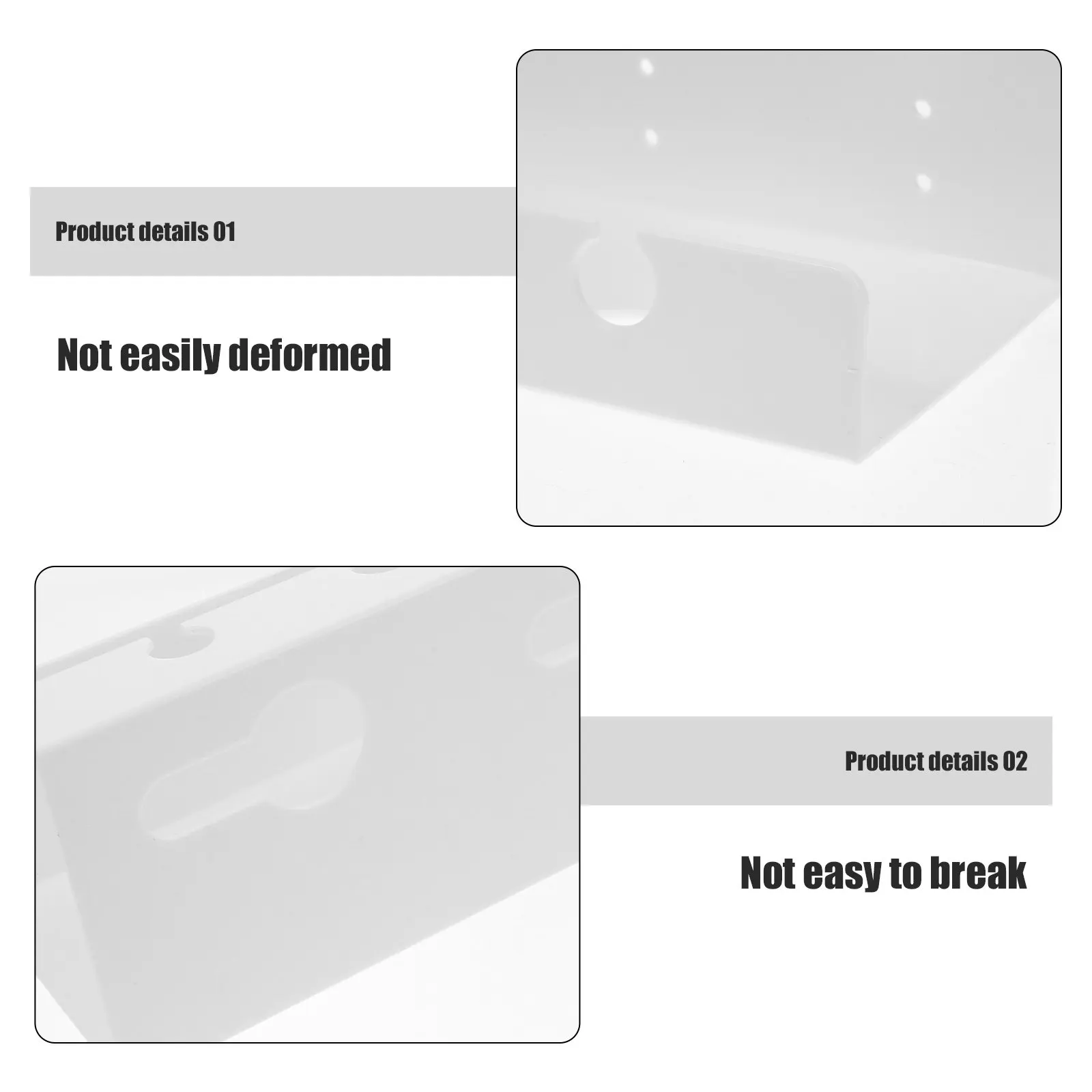 책상 아래 케이블 정리 트레이 ABS 견고한 구조 숨김형 정리함 코드 홀더 와이어 보관 랙 사무실 침실 서재용